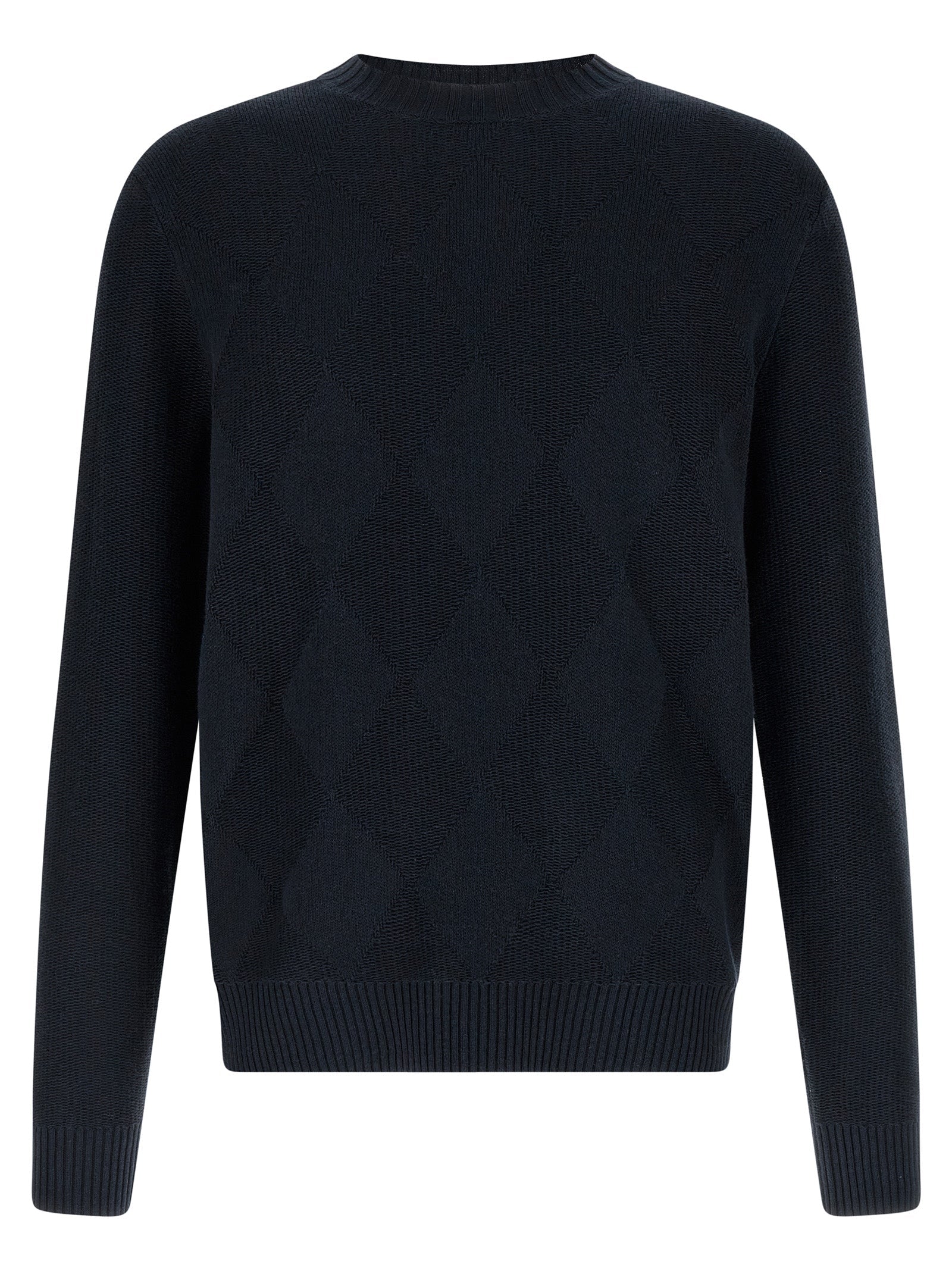 Ballantyne Blue Cotton Cardigan