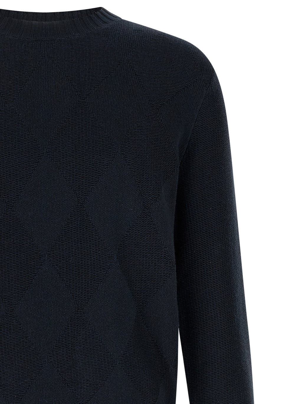 Ballantyne Blue Cotton Cardigan