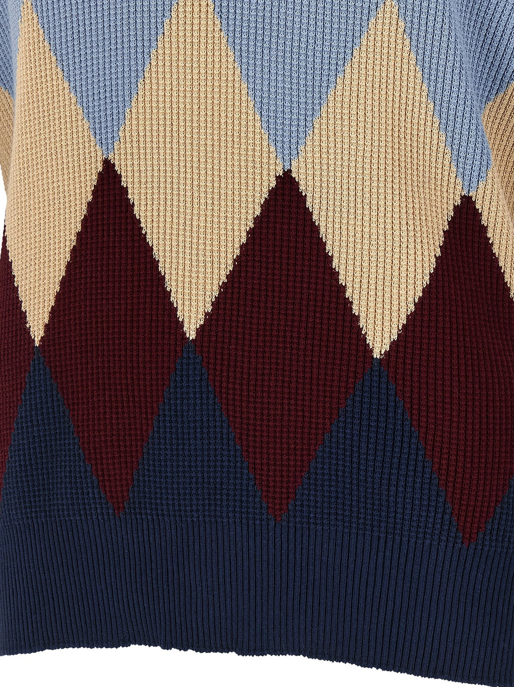 Ballantyne Blue Cotton Cardigan