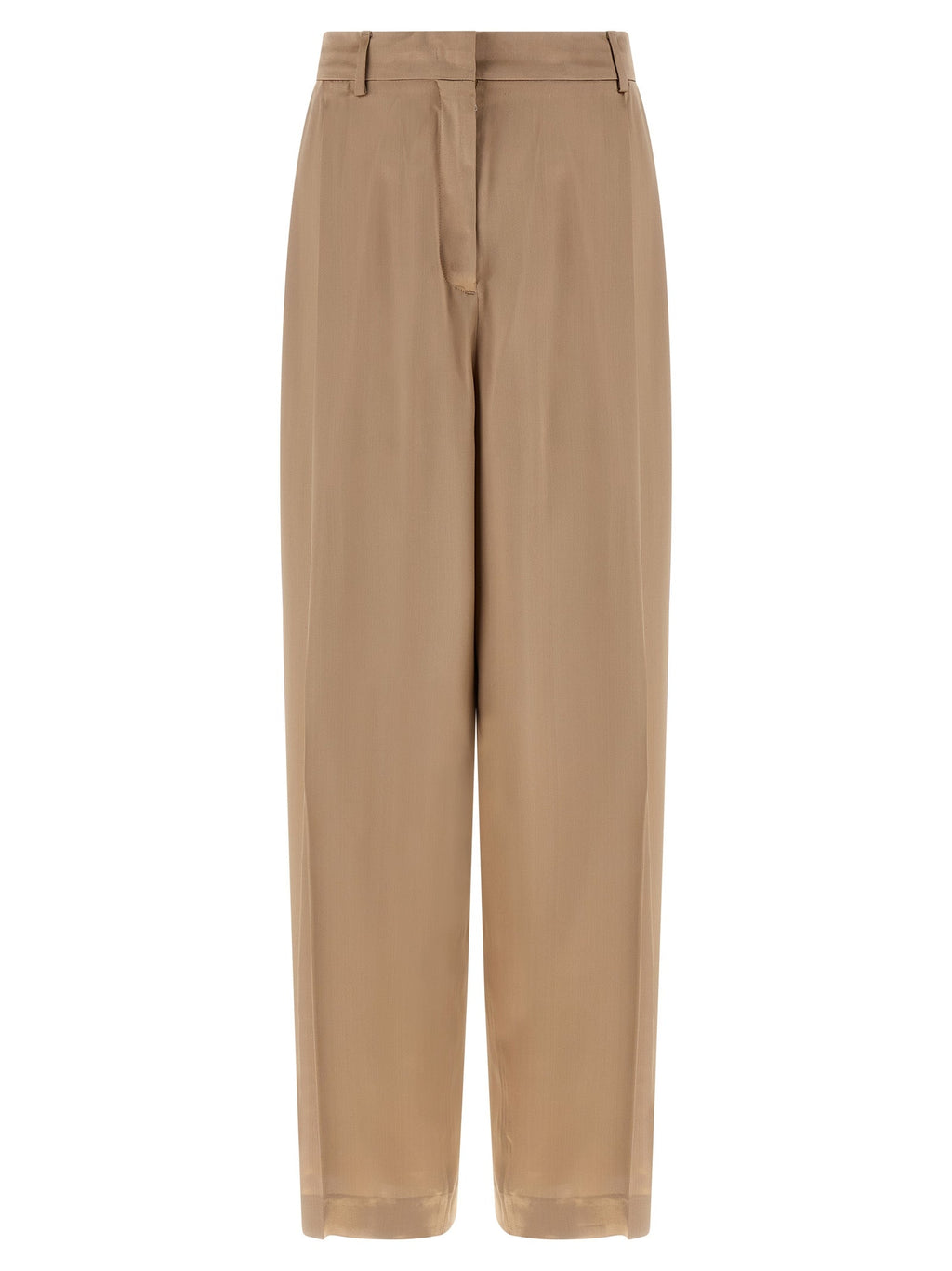 Fabiana Filippi Beige Viscose Casual Pants