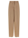 Fabiana Filippi Beige Viscose Casual Pants