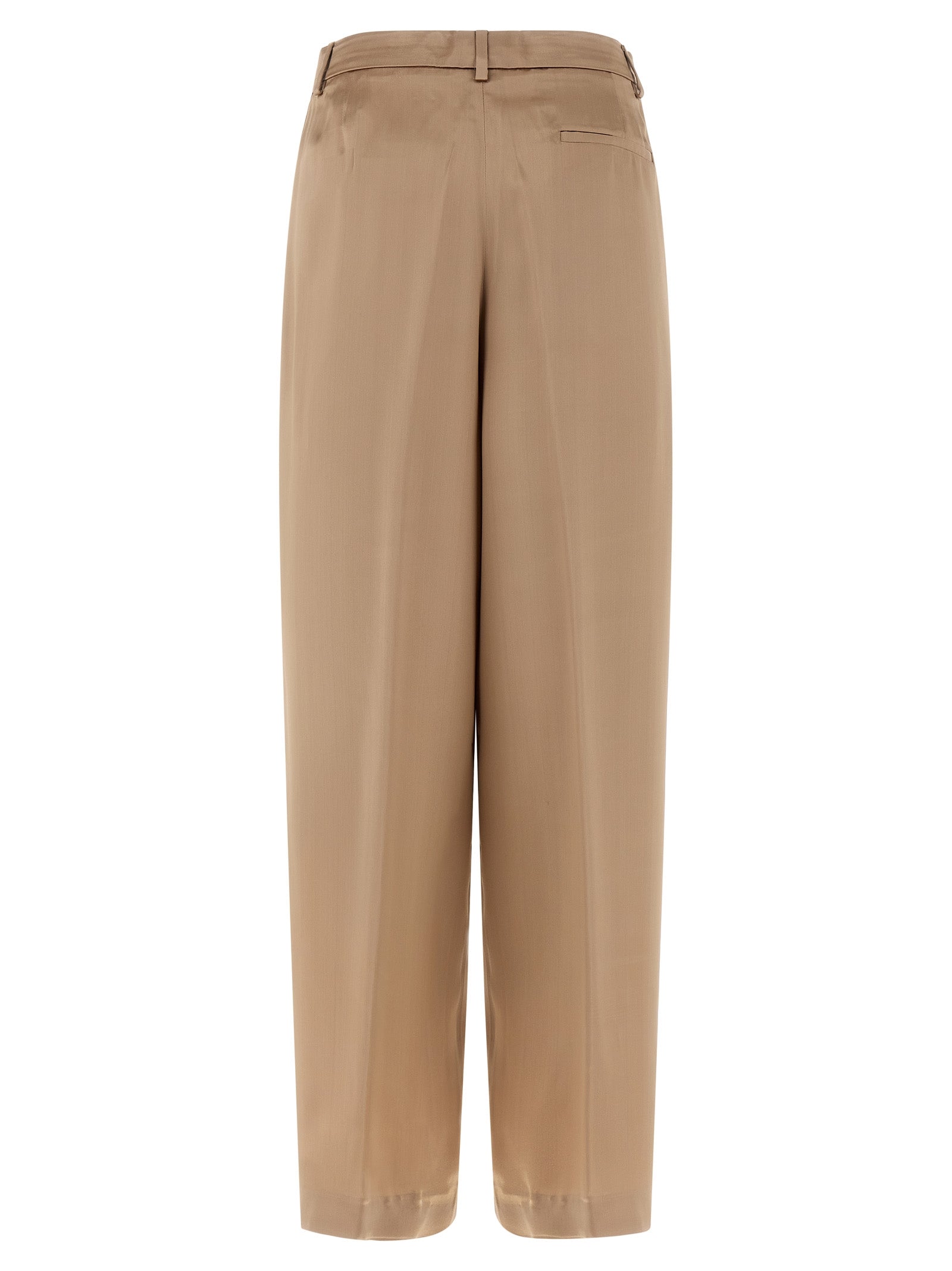 Fabiana Filippi Beige Viscose Casual Pants