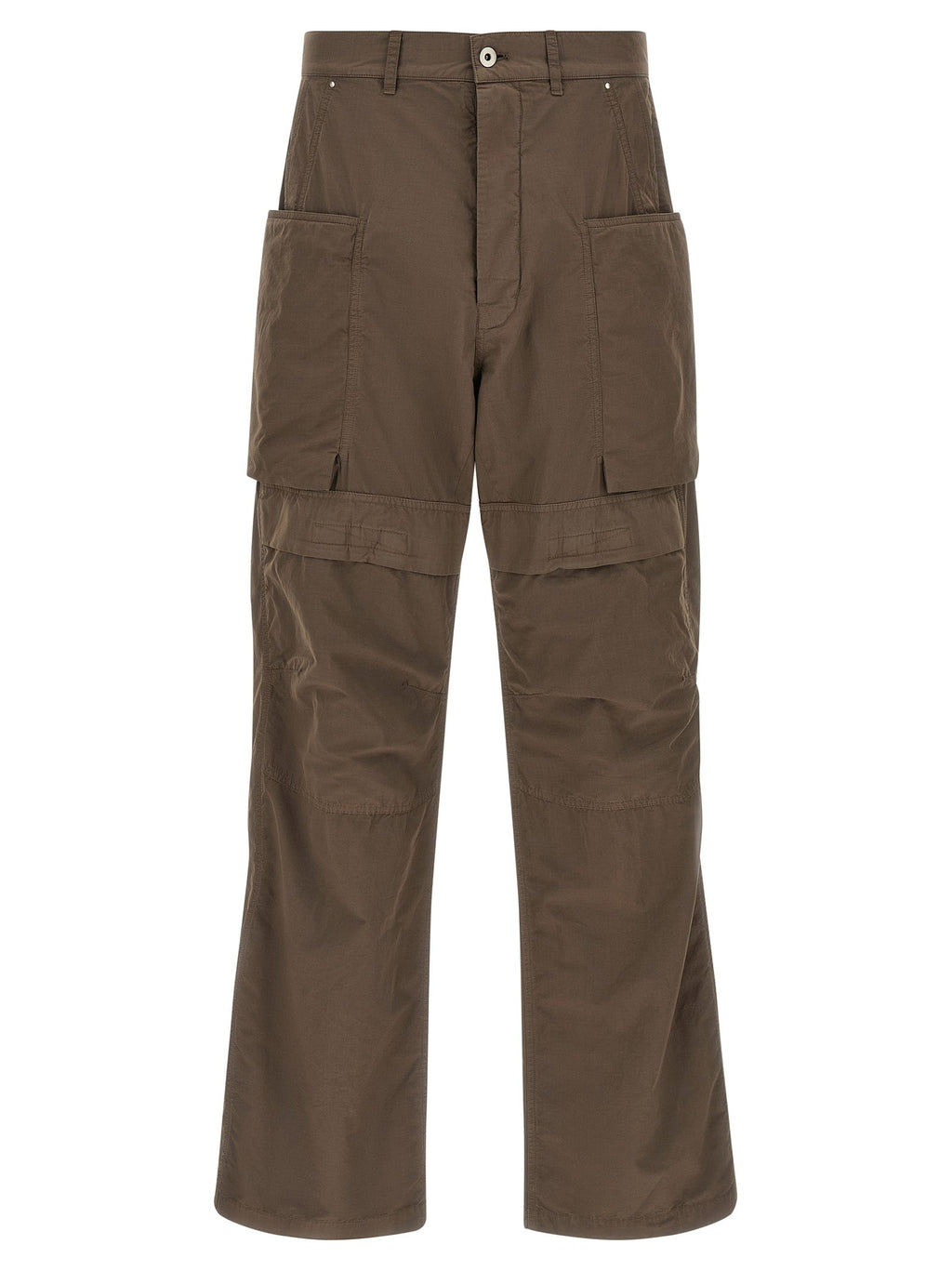 DRKSHDW Brown Cotton Cargo Pants