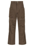 DRKSHDW Brown Cotton Cargo Pants