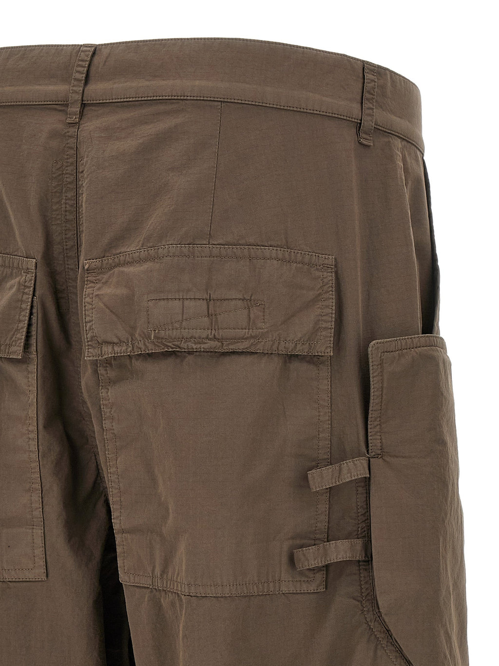 DRKSHDW Brown Cotton Cargo Pants