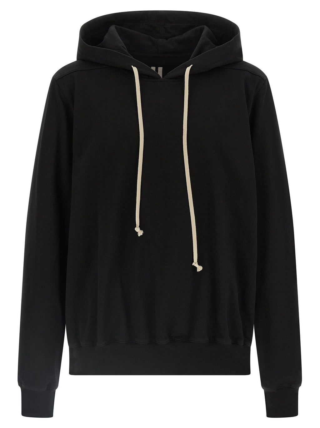Rick Owens Black Cotton Sweatshirt