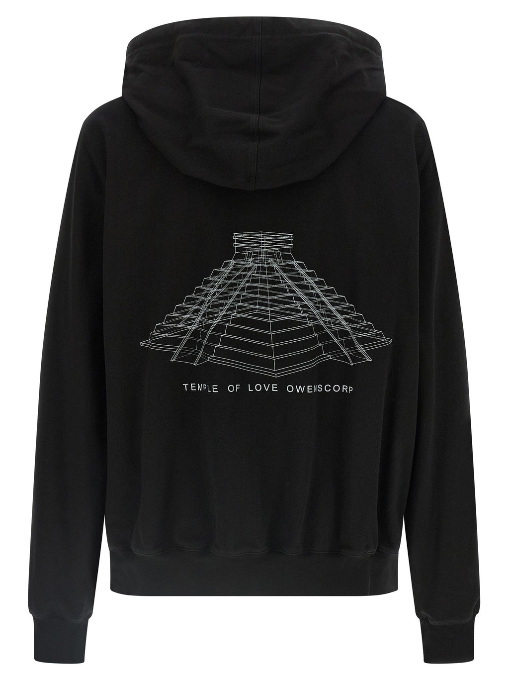 Rick Owens Black Cotton Sweatshirt