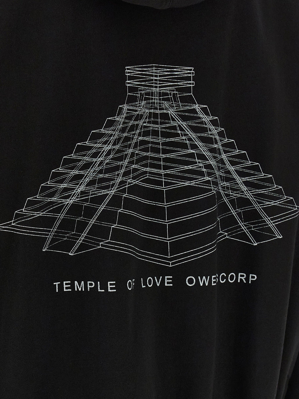 Rick Owens Black Cotton Sweatshirt