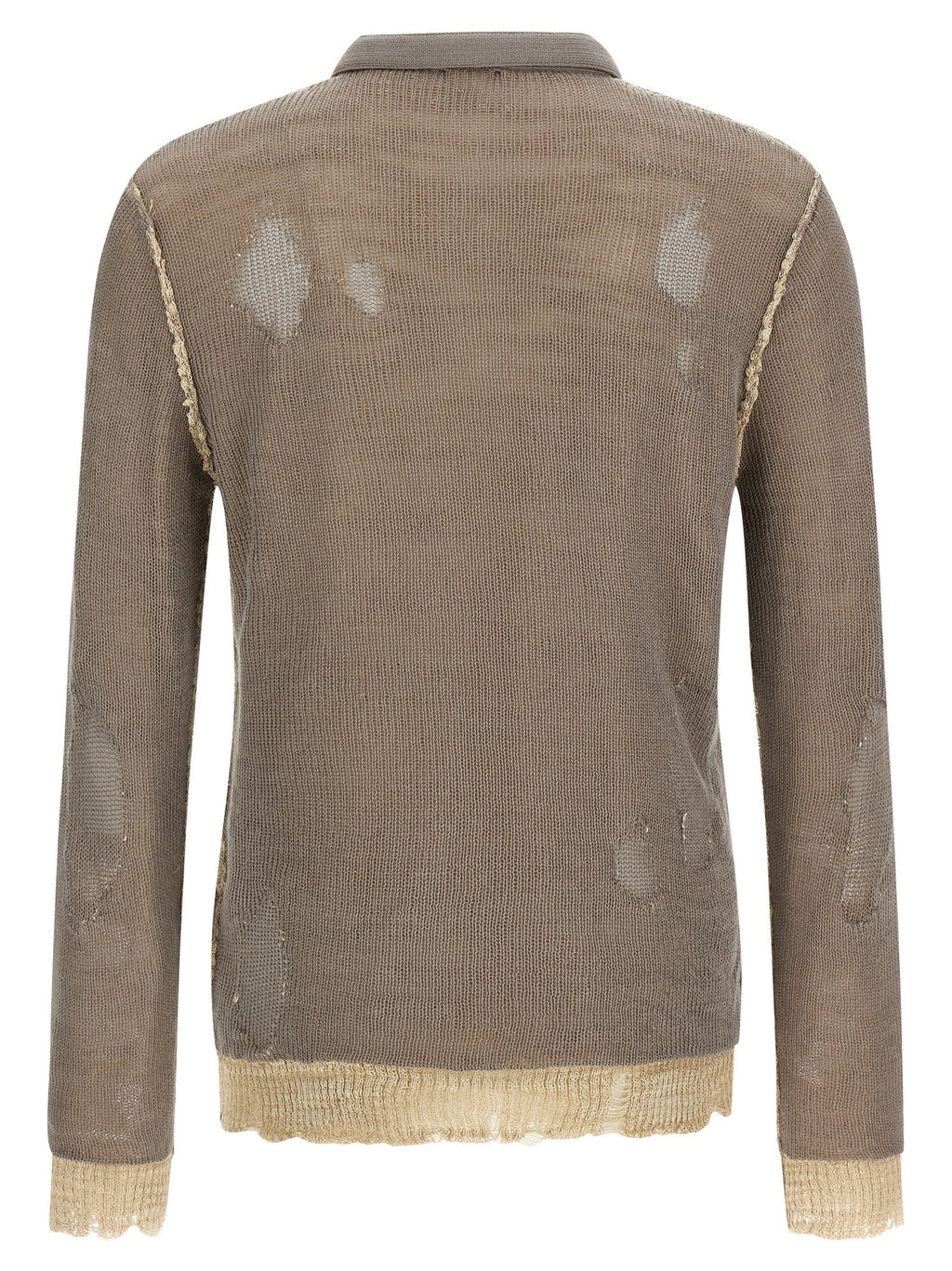 Diesel Gray Cotton Cardigan