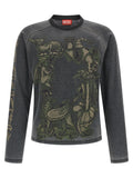 Diesel Gray Cotton Sportswear