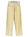 Diesel Beige Lyocell Jeans Denim