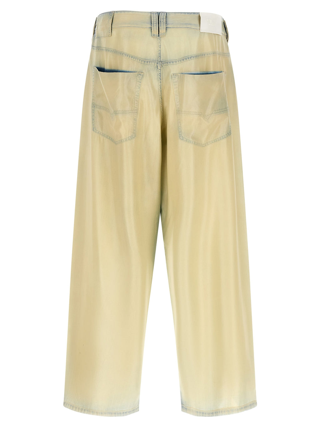 Diesel Beige Lyocell Jeans Denim