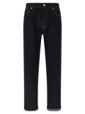 Department 5 Blue Cotton Straight-Leg Jeans