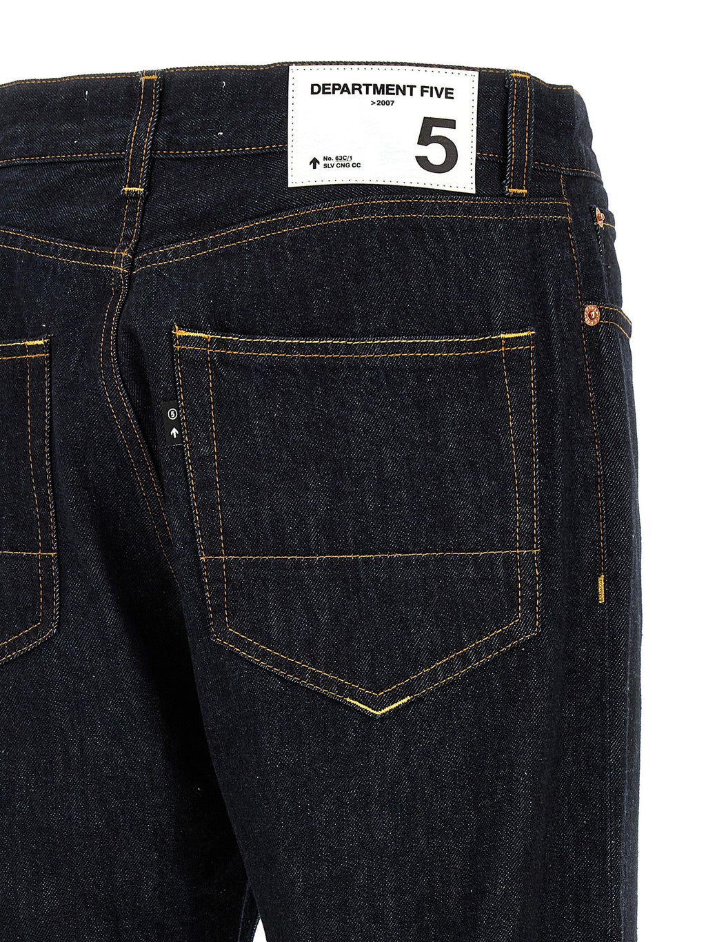 Department 5 Blue Cotton Straight-Leg Jeans