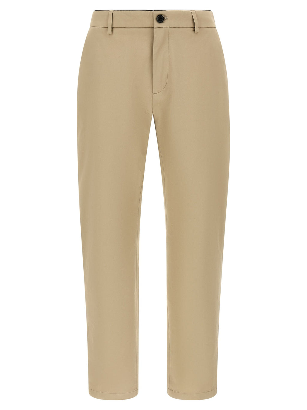 Department 5 Beige Cotton Cropped Pants