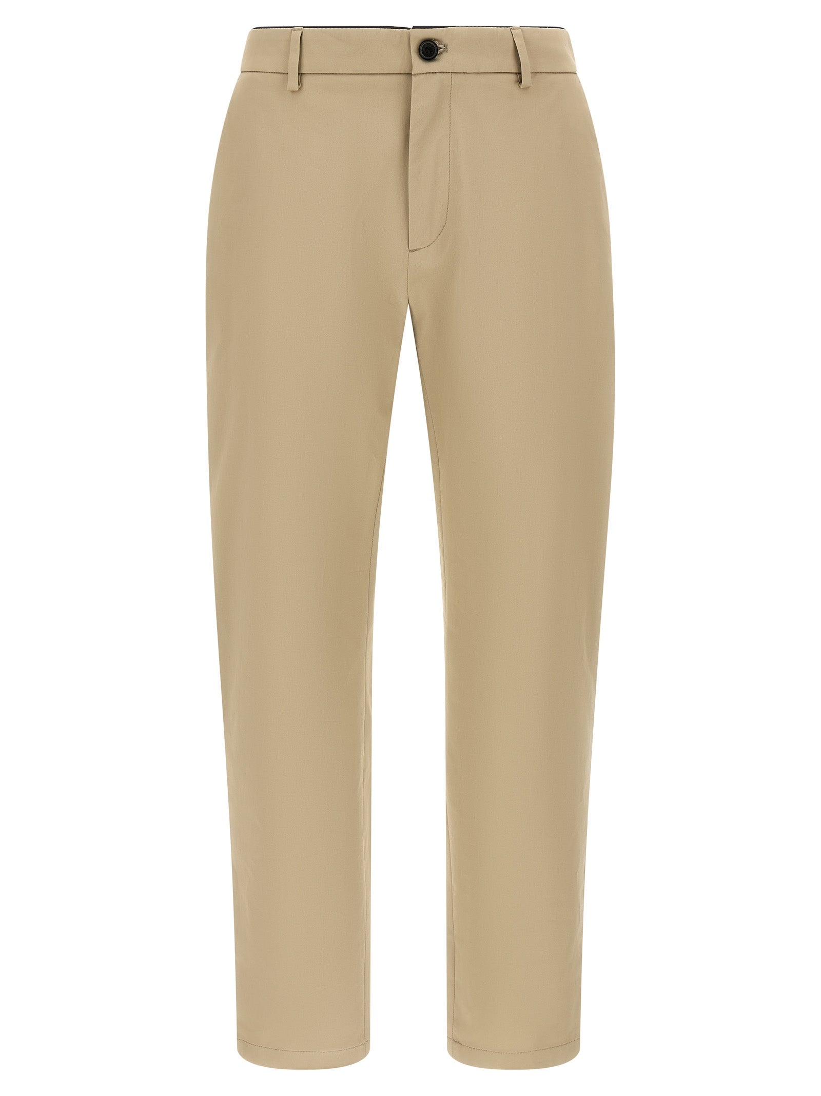 Department 5 Beige Cotton Cropped Pants