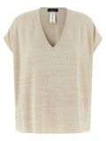 Fabiana Filippi Gold Cotton Cardigan
