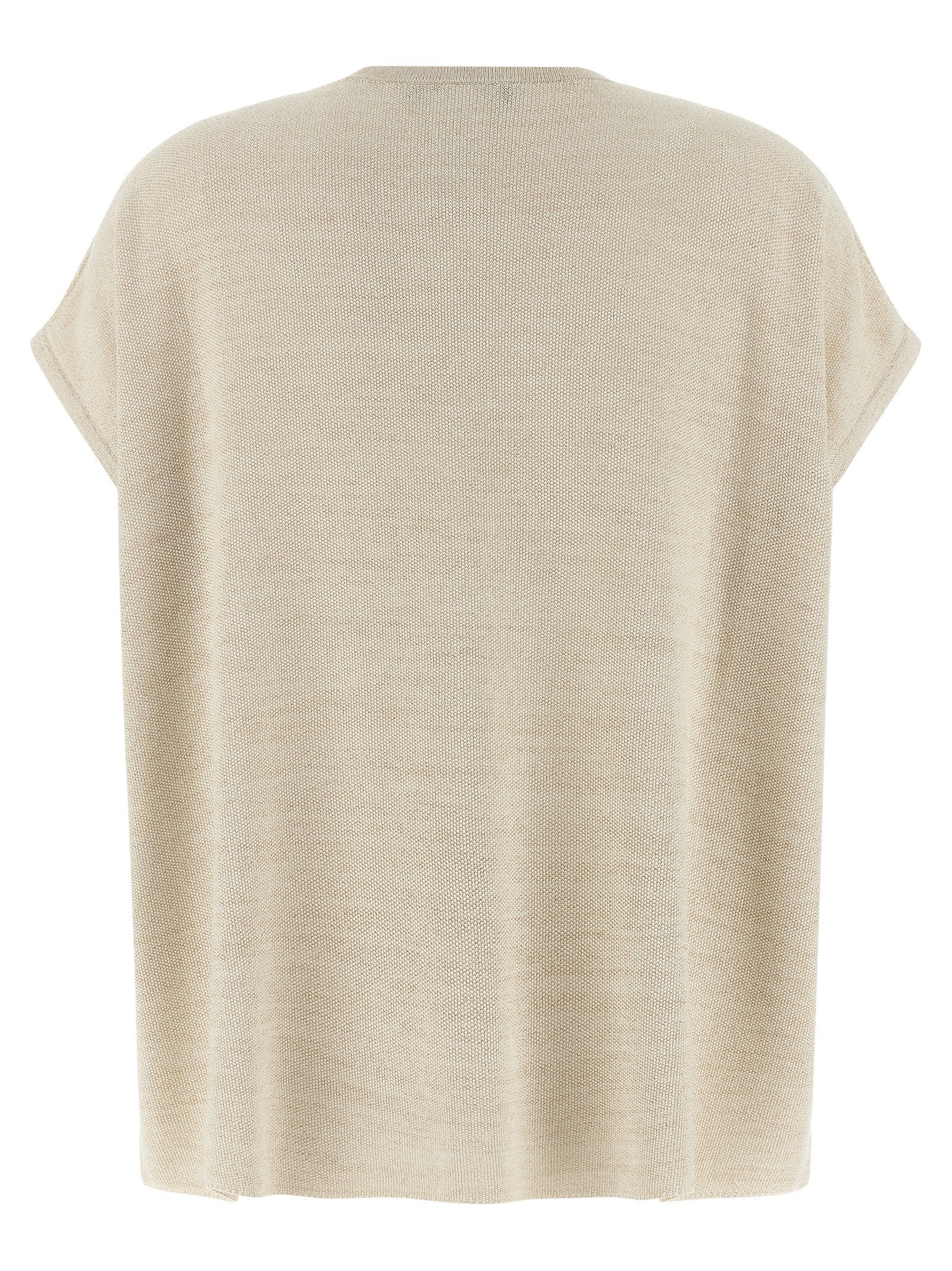 Fabiana Filippi Gold Cotton Cardigan