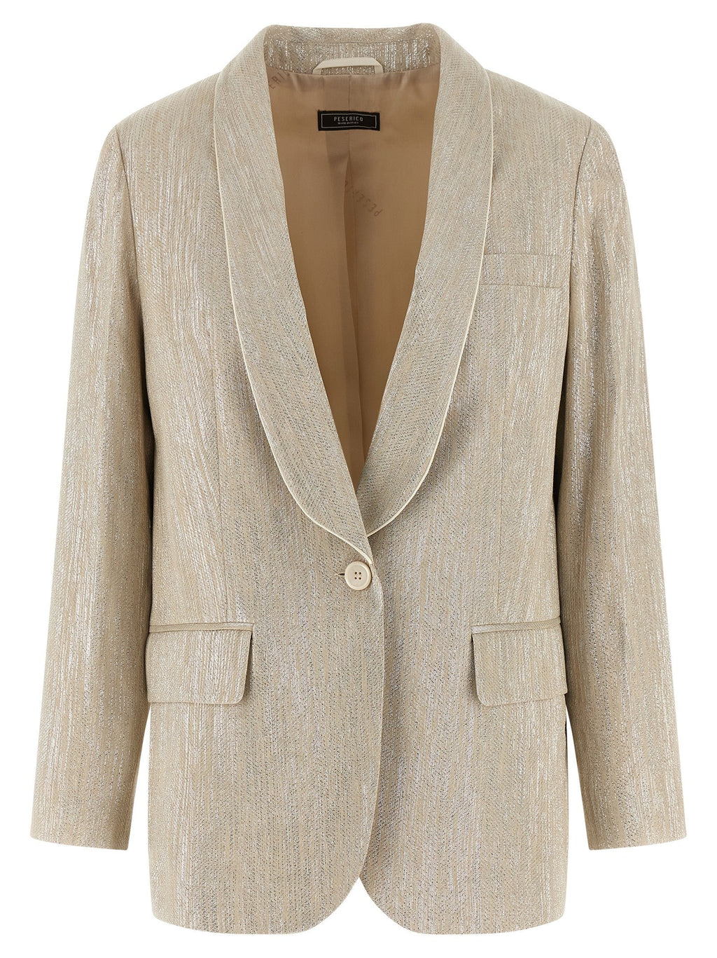 Peserico Beige Viscose Blazer