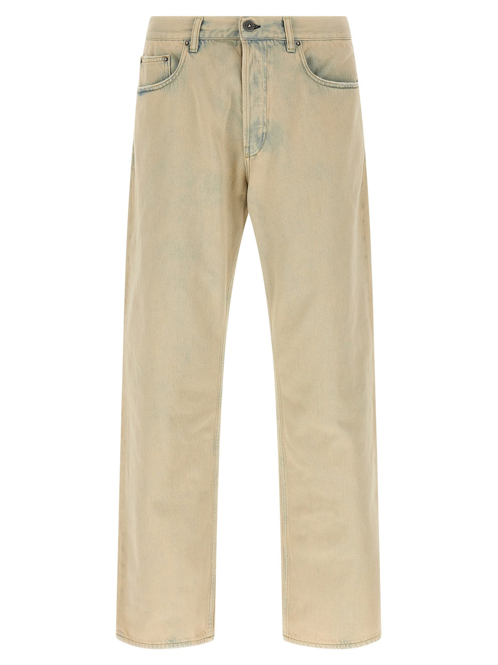 Golden Goose Beige Cotton Jeans Denim