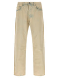 Golden Goose Beige Cotton Jeans Denim