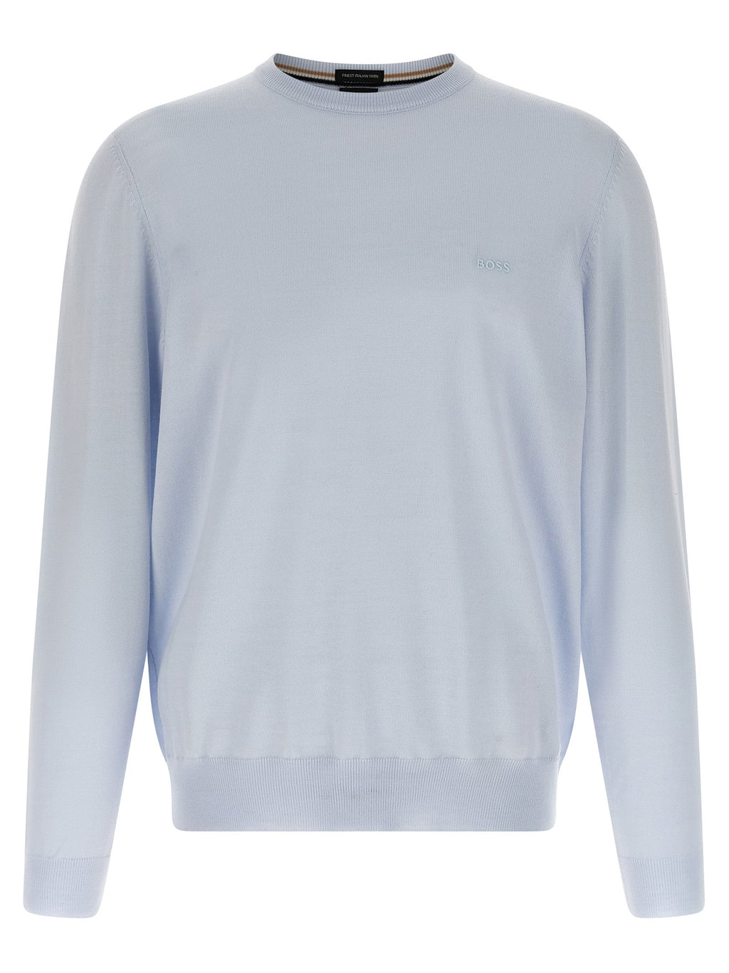 Hugo Boss Blue Virgin Wool Cardigan