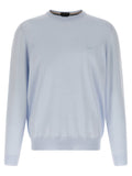 Hugo Boss Blue Virgin Wool Cardigan