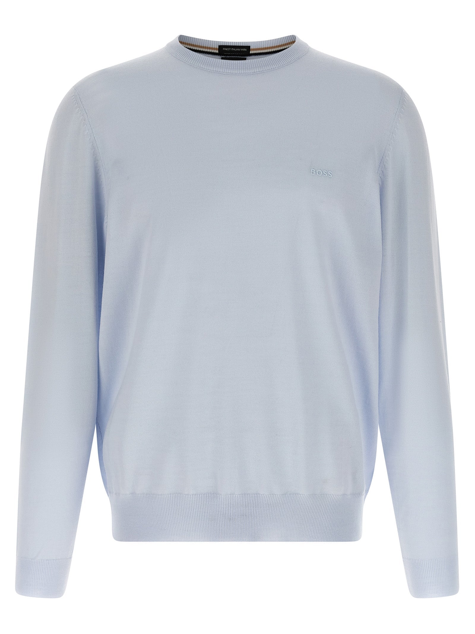 Hugo Boss Blue Virgin Wool Cardigan