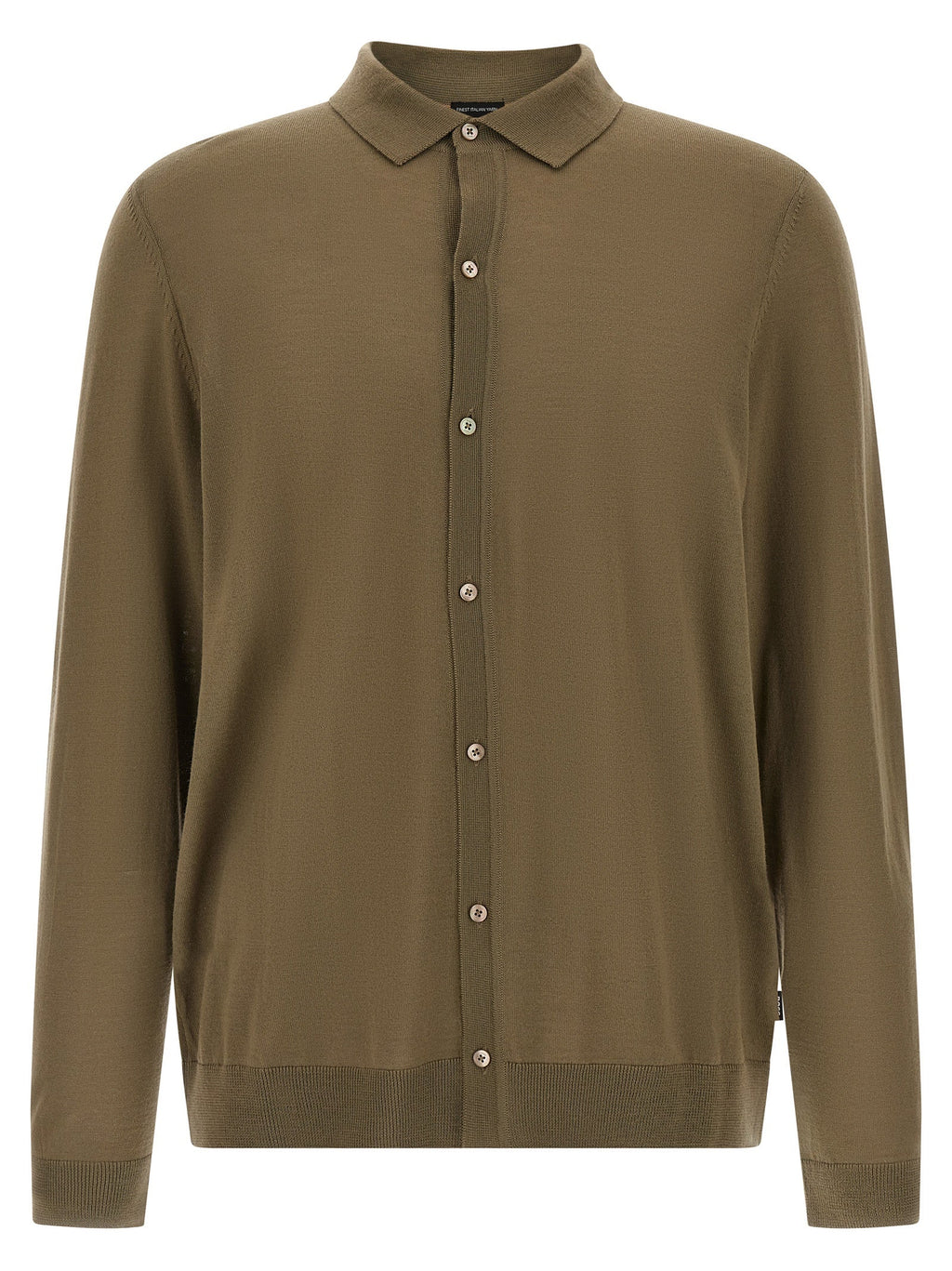 Hugo Boss Bicolor Virgin Wool Polo Shirt