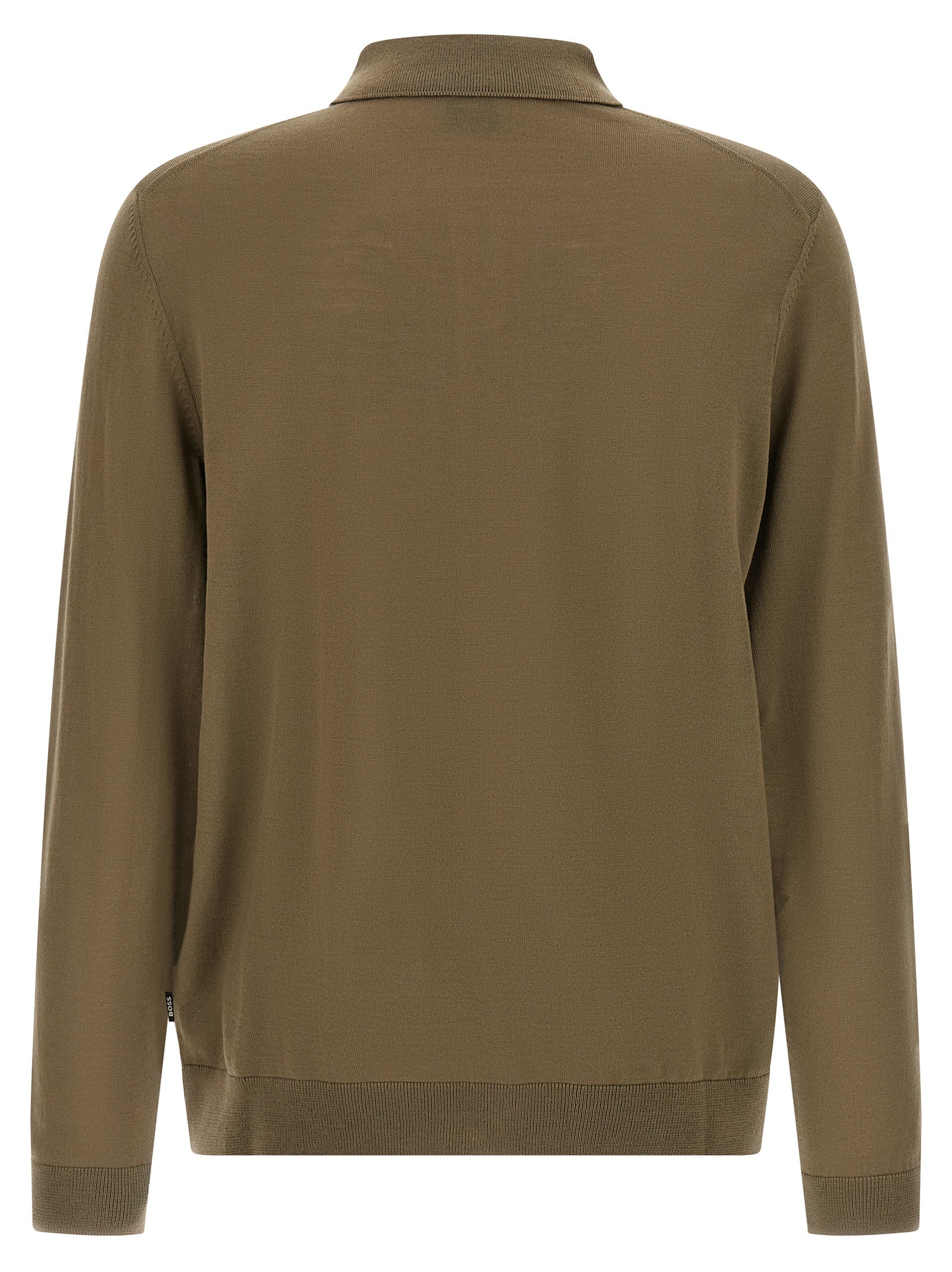 Hugo Boss Bicolor Virgin Wool Polo Shirt