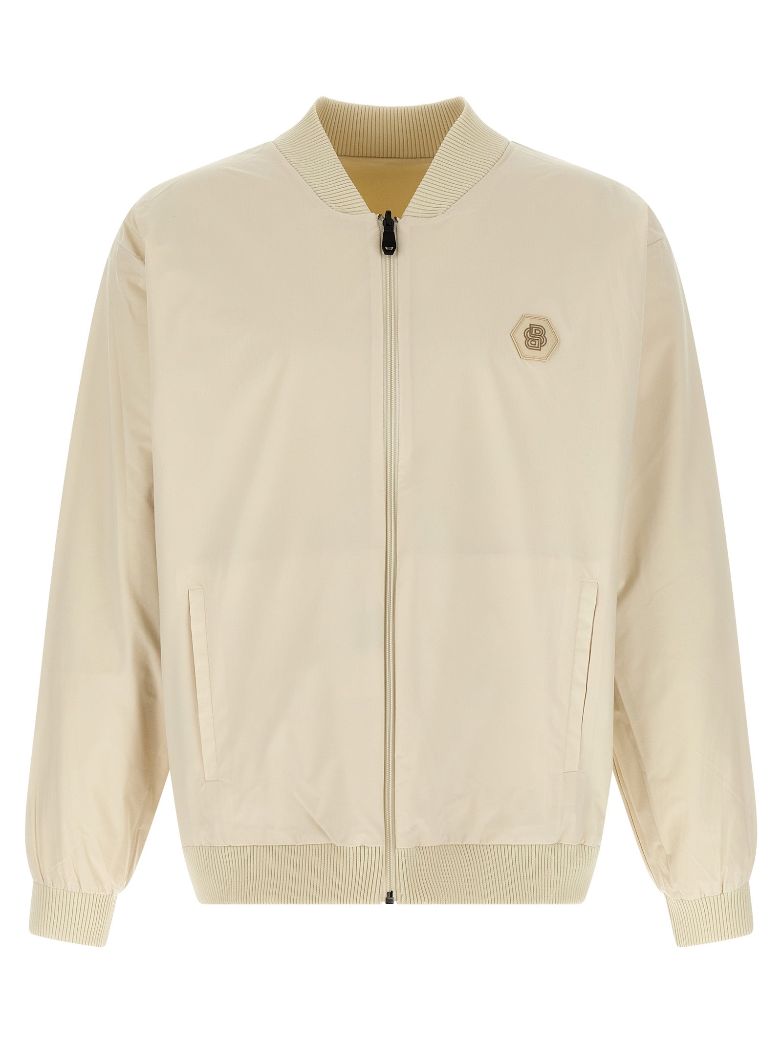 Hugo Boss Beige Polyamide Bomber