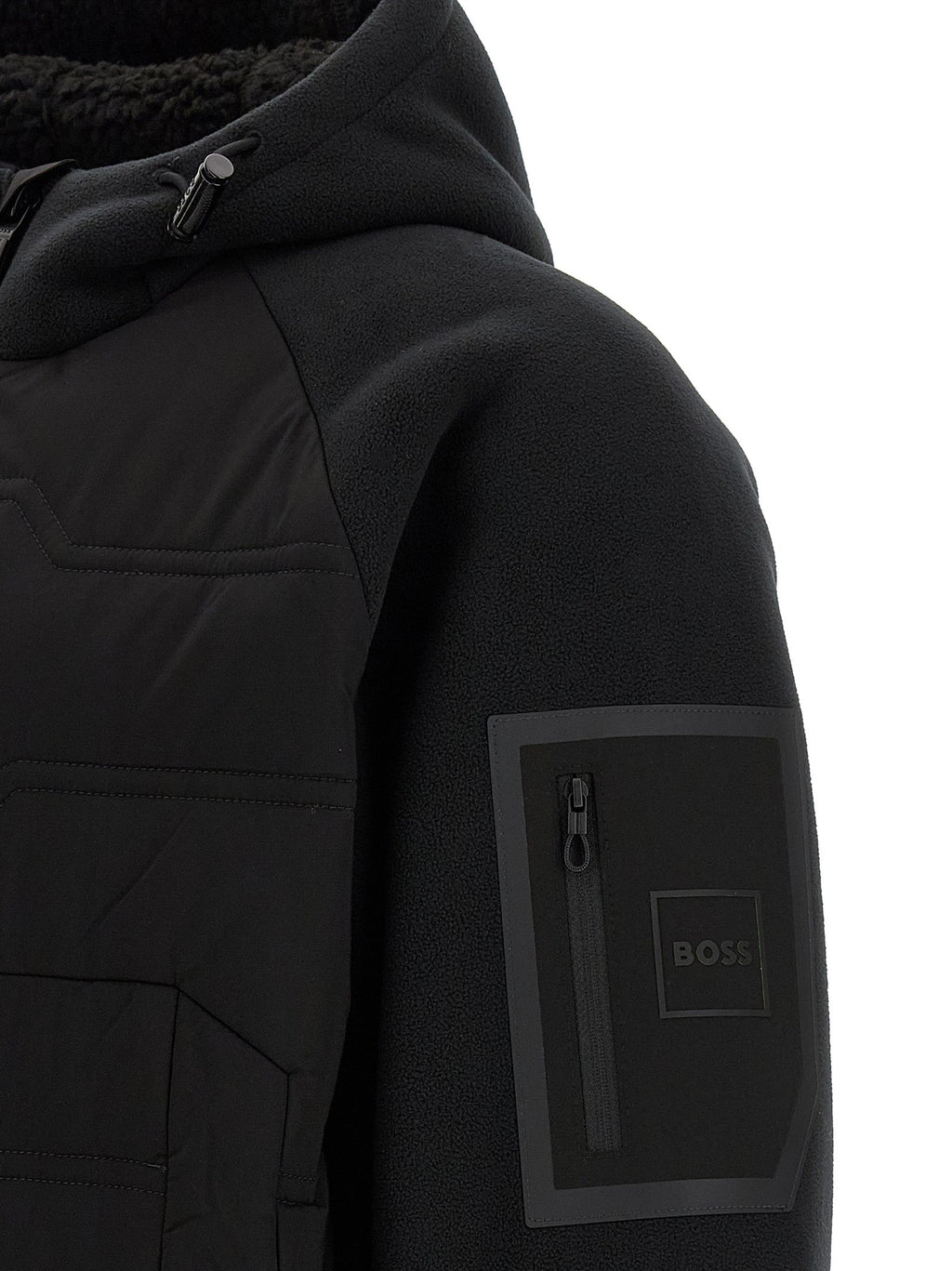 Hugo Boss Black Polyester Shell Jacket