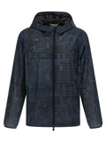 Hugo Boss Blue Rubber Shell Jacket