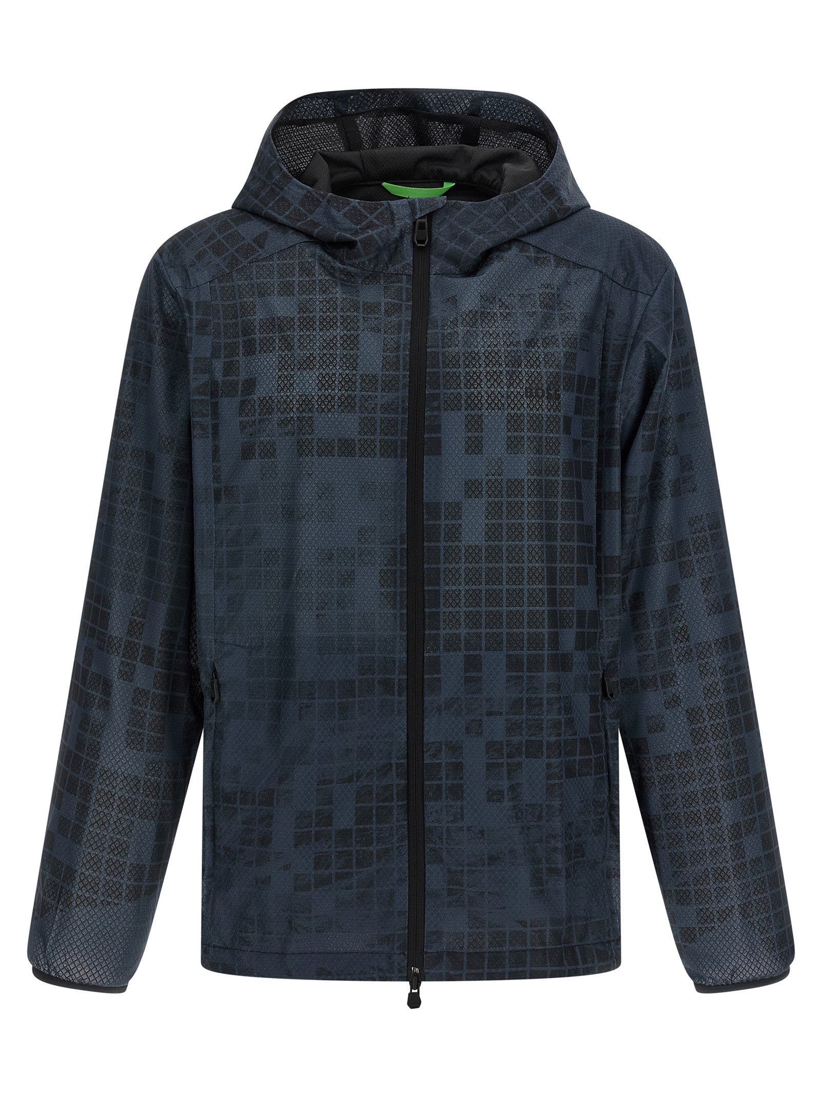 Hugo Boss Blue Rubber Shell Jacket