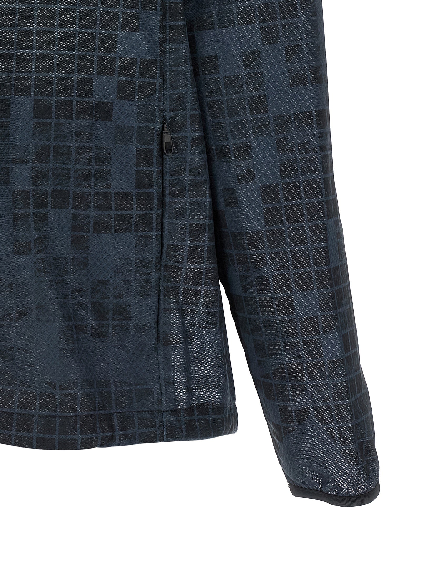 Hugo Boss Blue Rubber Shell Jacket