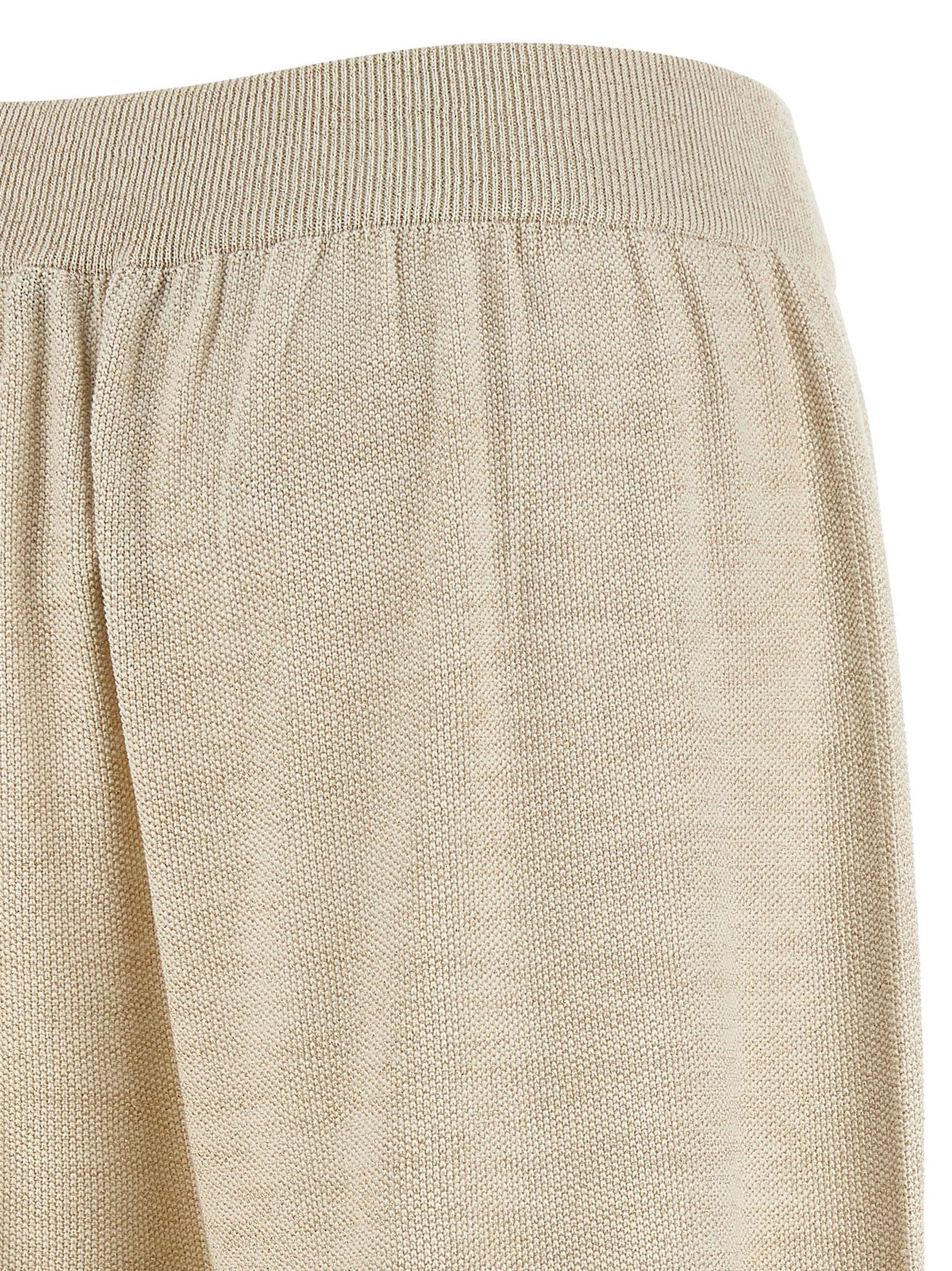 Fabiana Filippi Gold Cotton Casual Pants