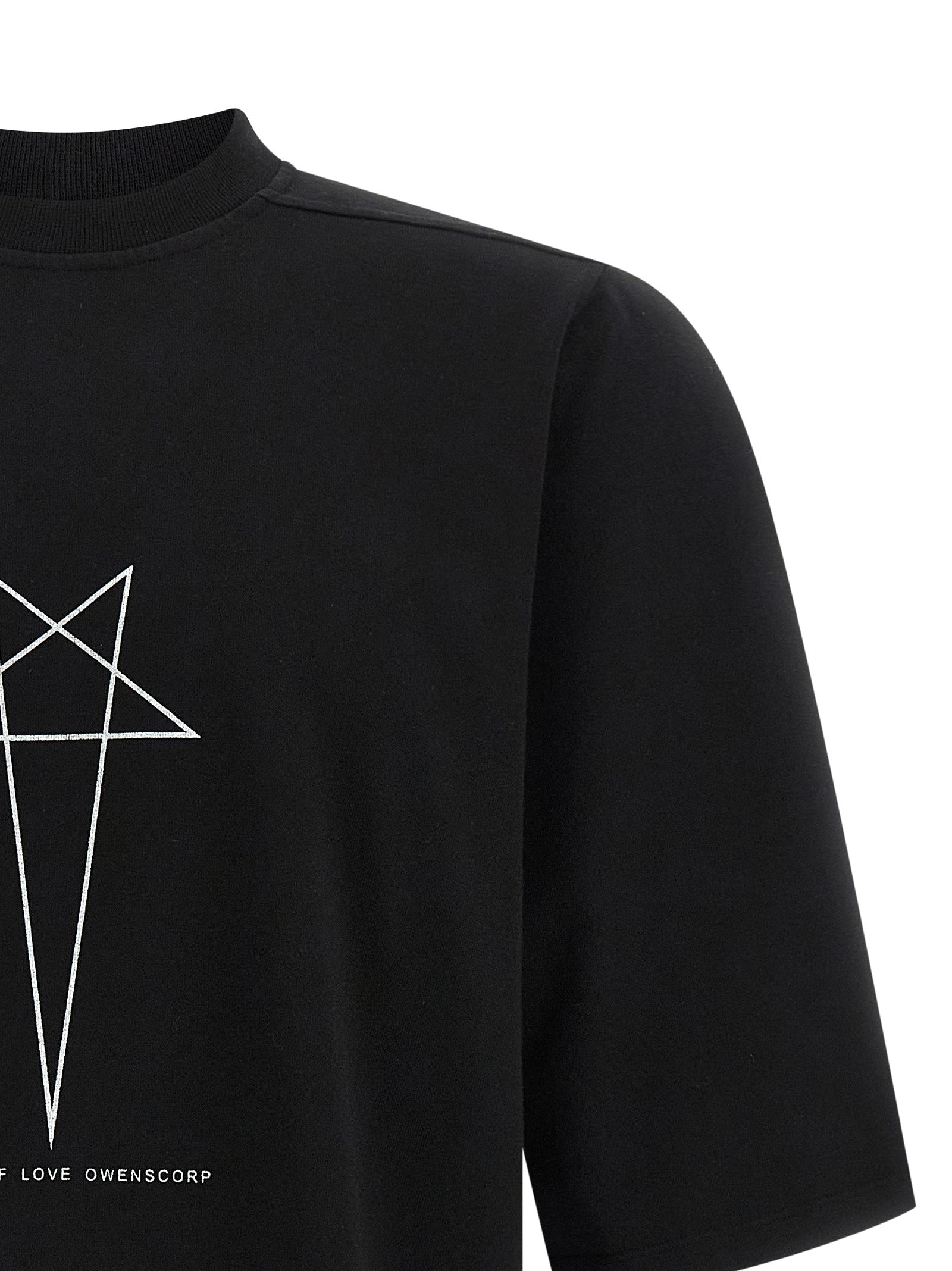 DRKSHDW Black Cotton T-Shirt