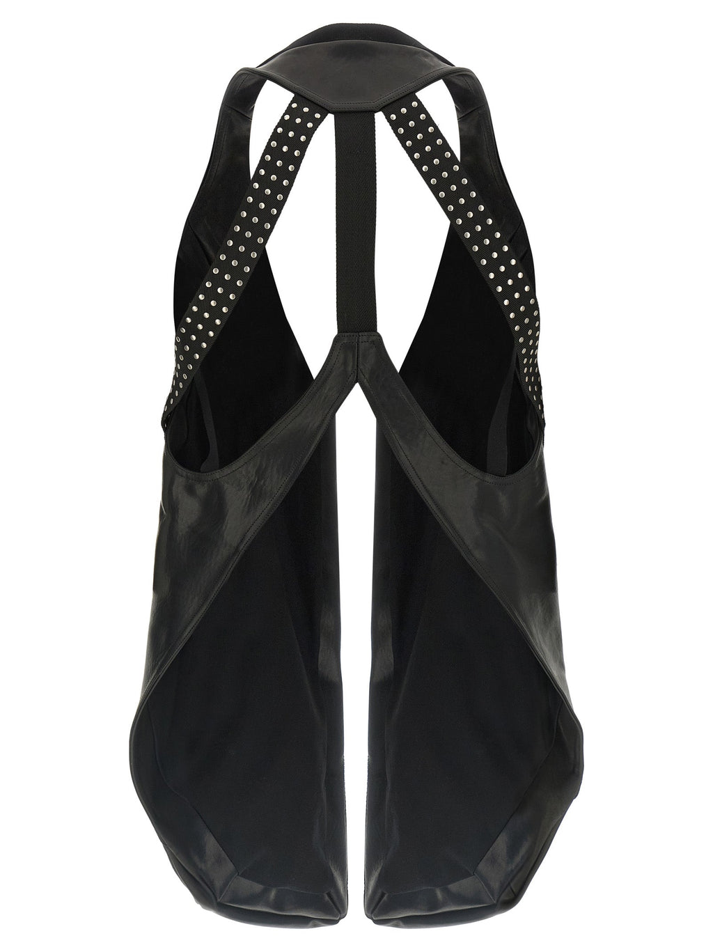 Rick Owens Black Bull Skin Sleeveless Jacket