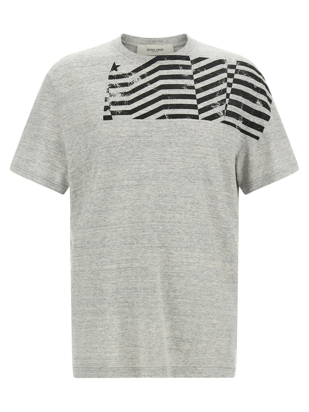 Golden Goose Gray Cotton T-Shirt