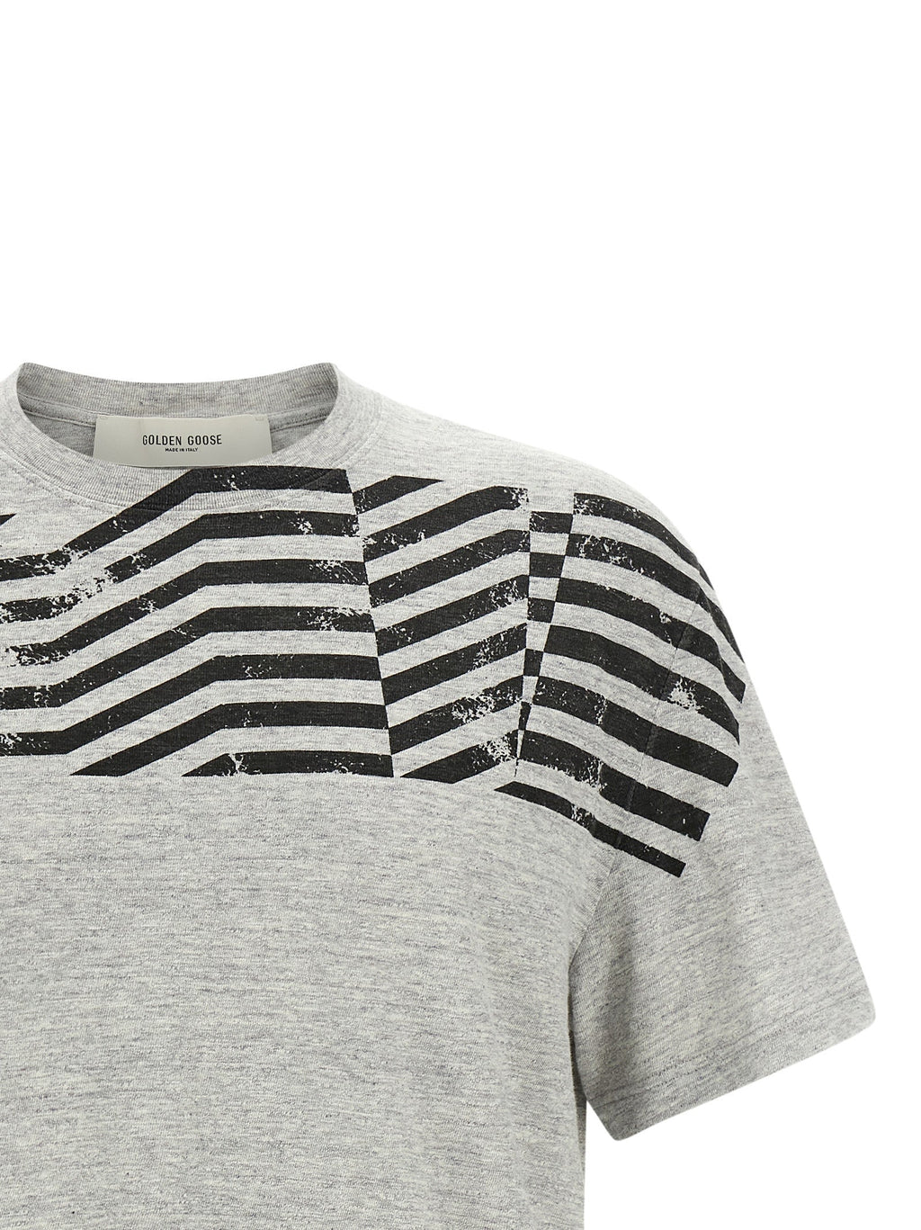 Golden Goose Gray Cotton T-Shirt