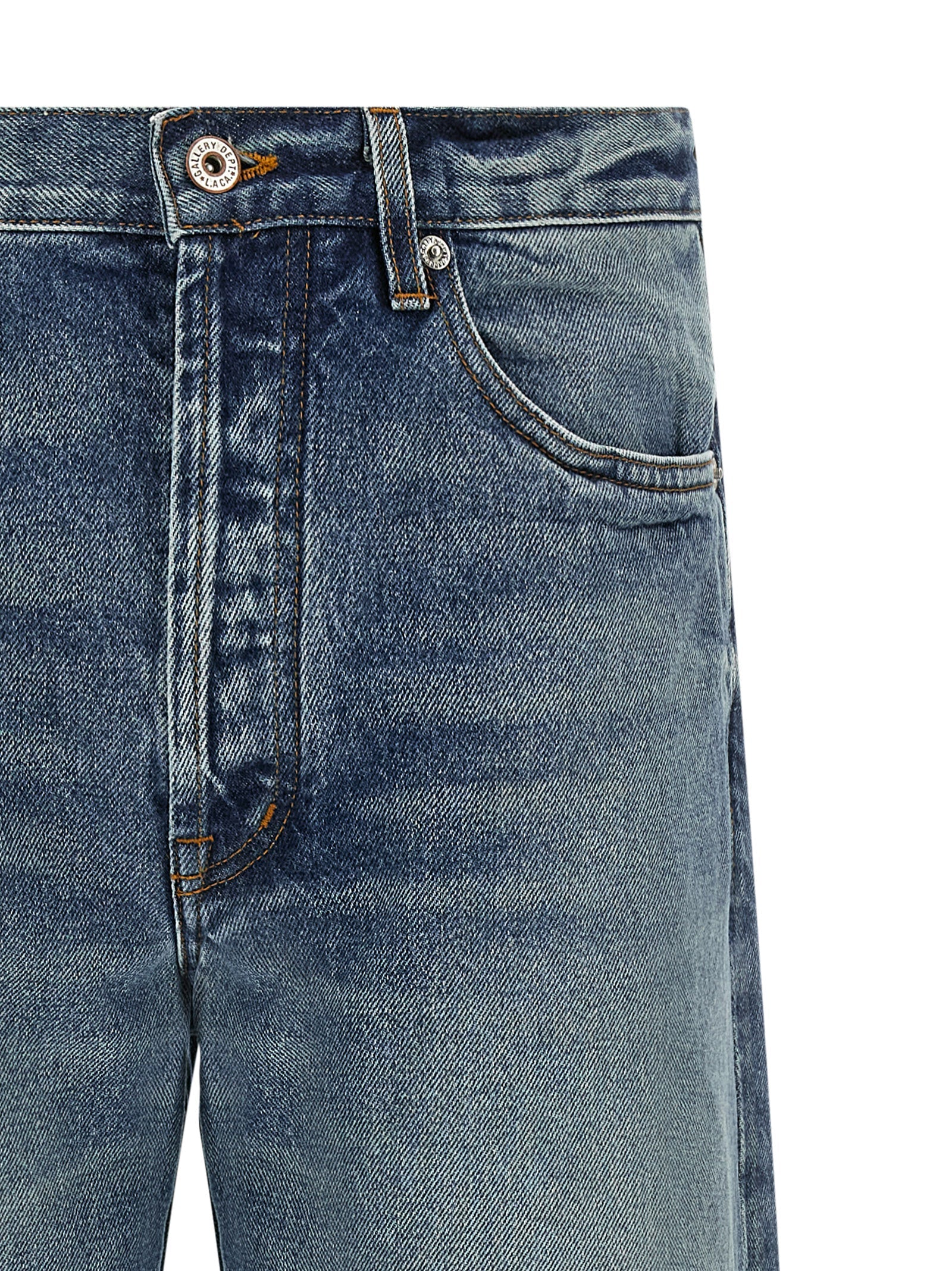 GALLERY DEPT. Blue Cotton Jeans Denim