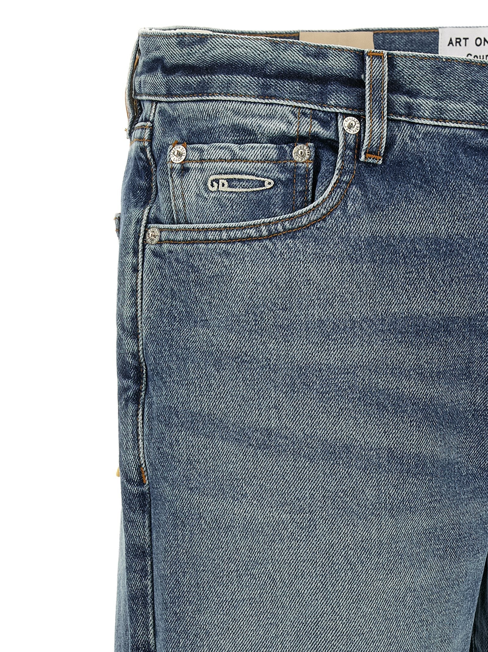 GALLERY DEPT. Blue Cotton Jeans Denim