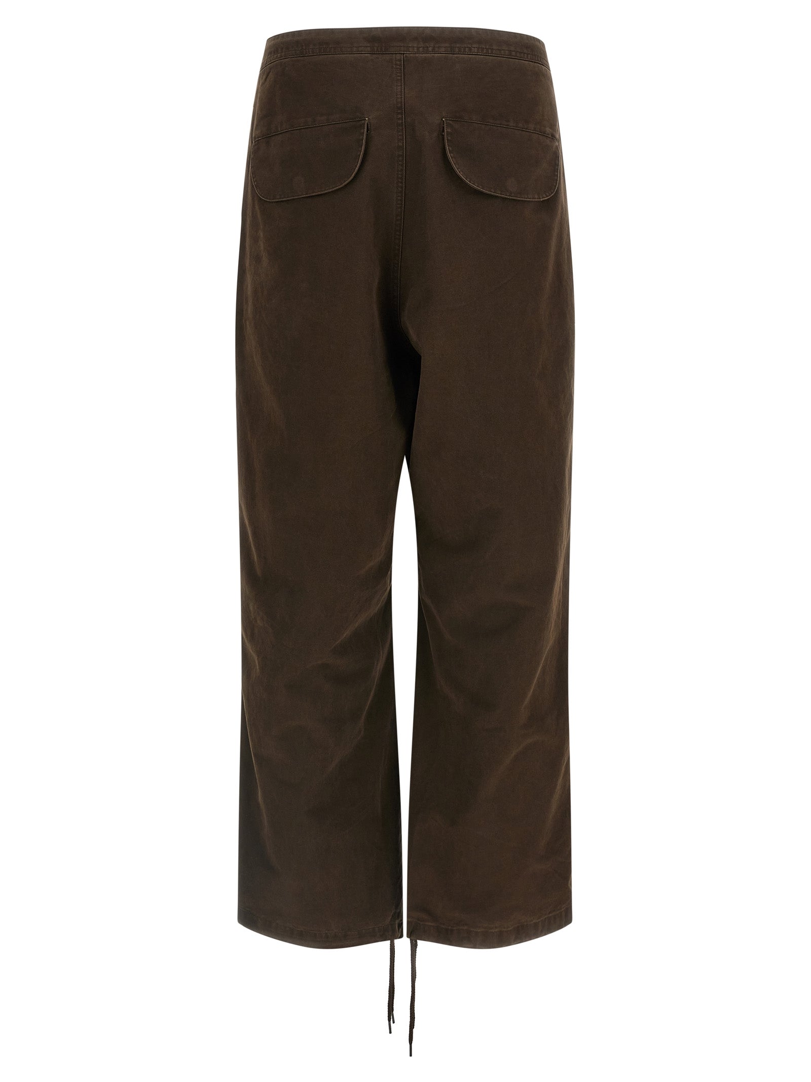 Entire Studios Brown Cotton Cargo Pants