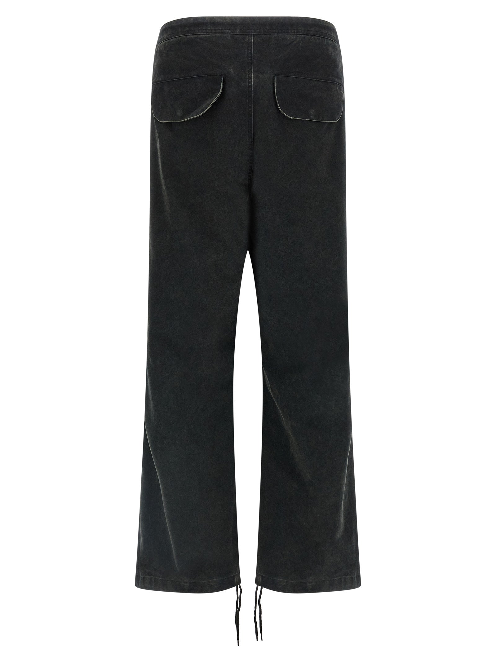 Entire Studios Black Cotton Cargo Pants