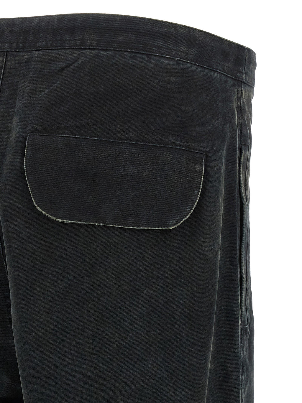 Entire Studios Black Cotton Cargo Pants