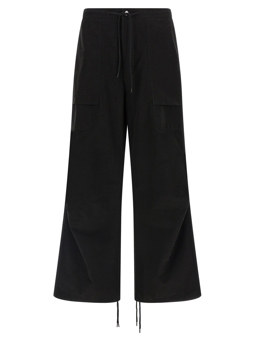 Entire Studios Black Cotton Cargo Pants