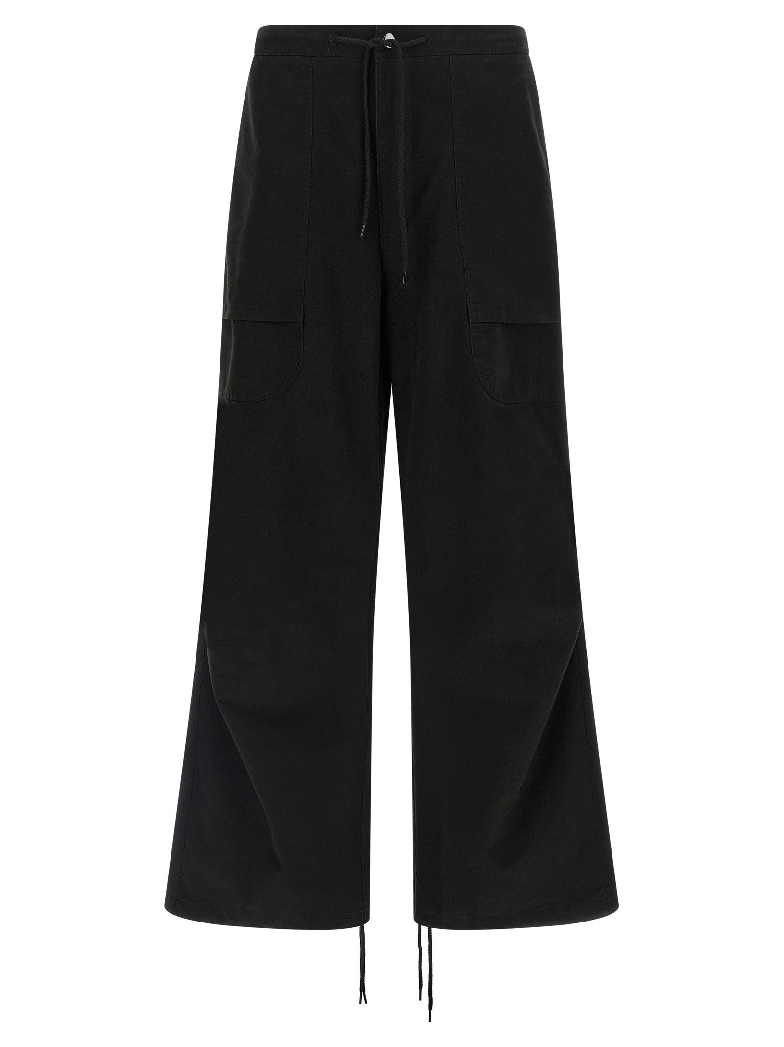 Entire Studios Black Cotton Cargo Pants