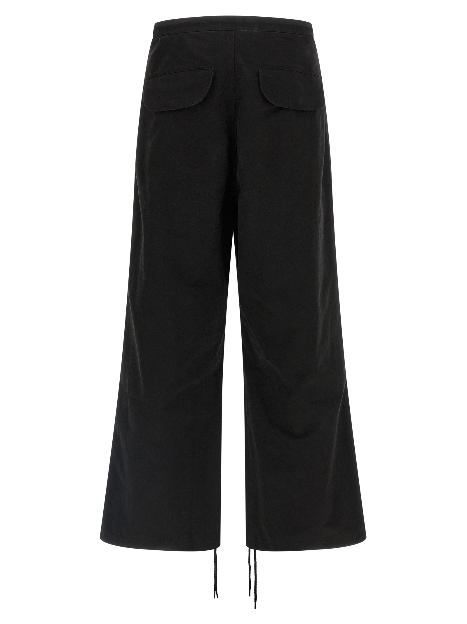 Entire Studios Black Cotton Cargo Pants