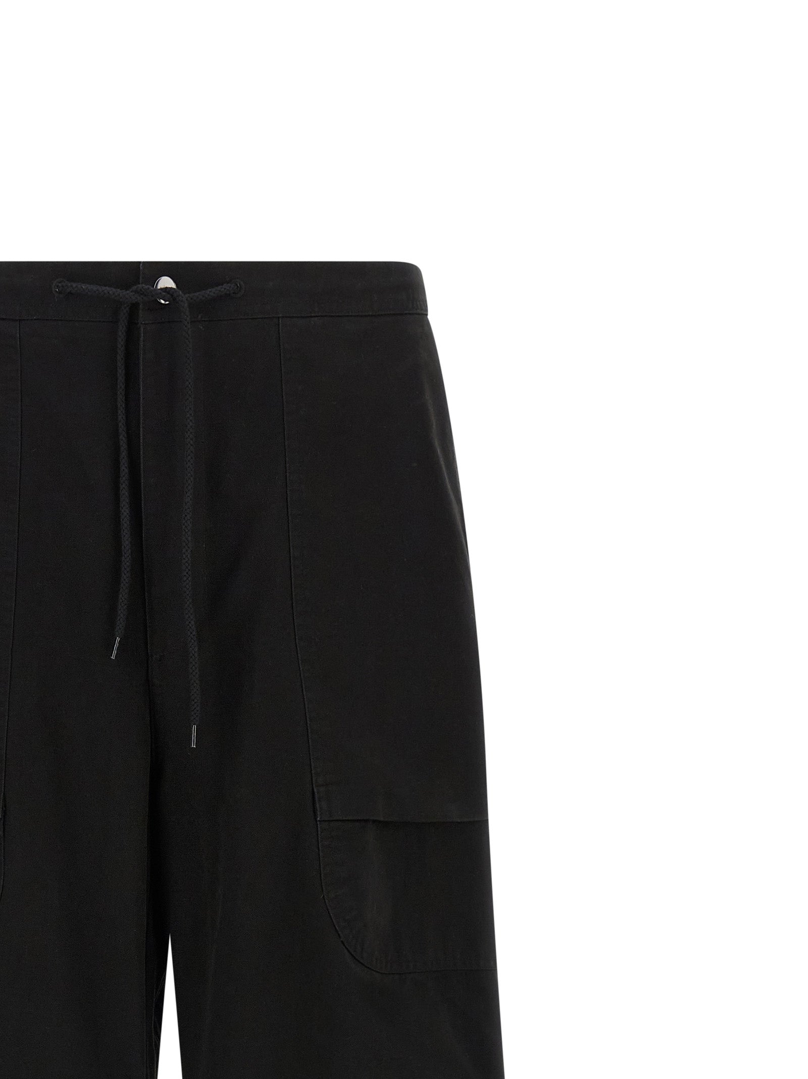 Entire Studios Black Cotton Cargo Pants