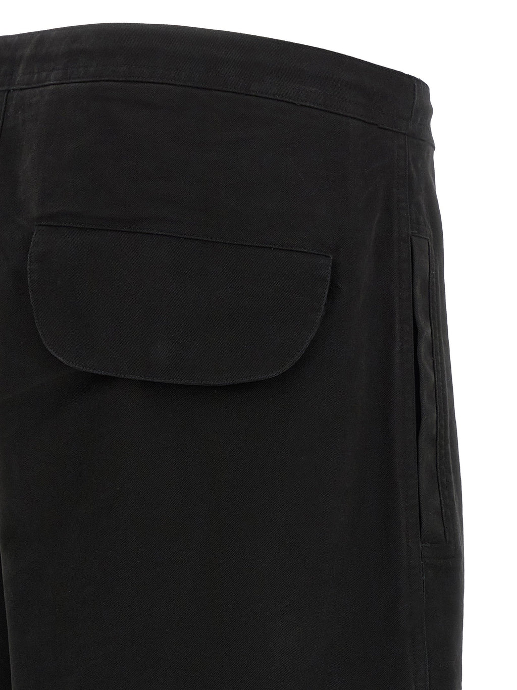 Entire Studios Black Cotton Cargo Pants